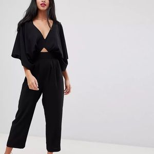 ASOS jumpsuit with kimono sleeve and peg leg